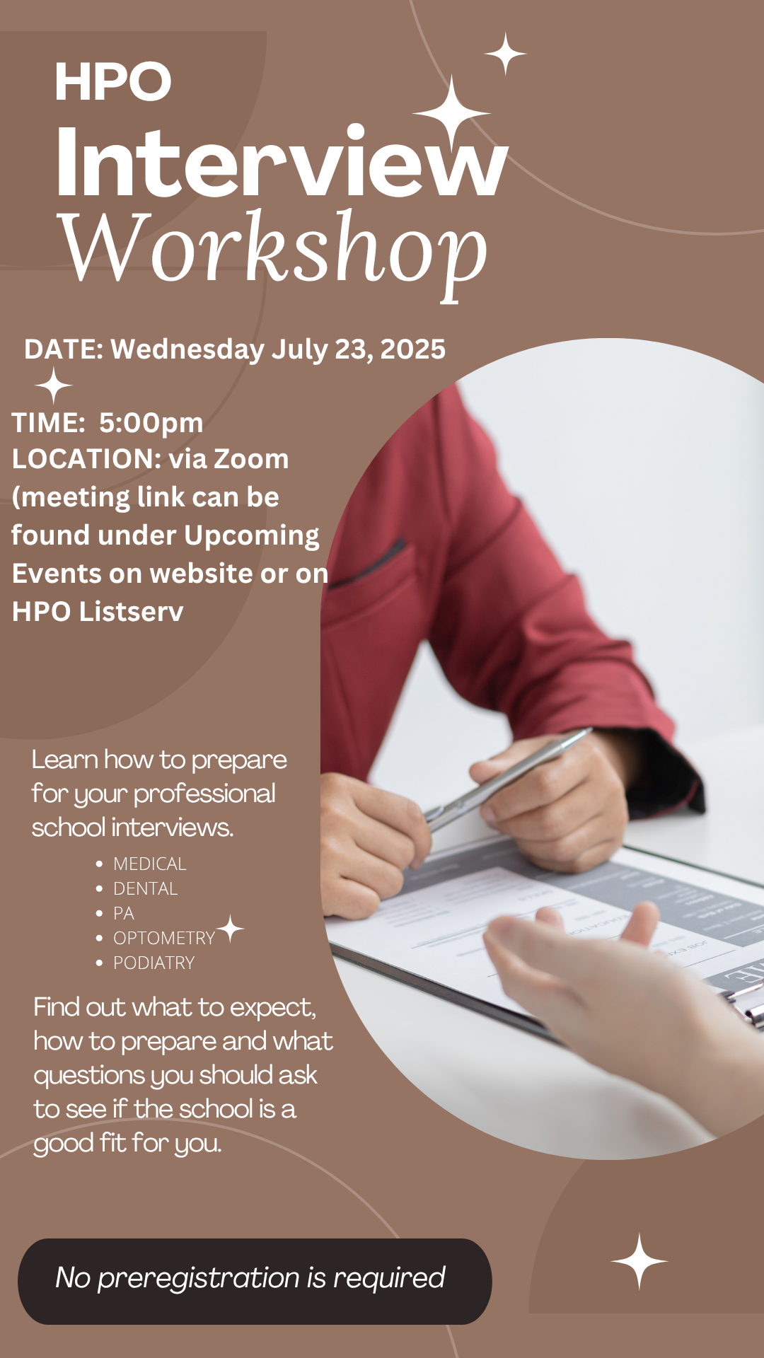 HPO Interview workshop 2025